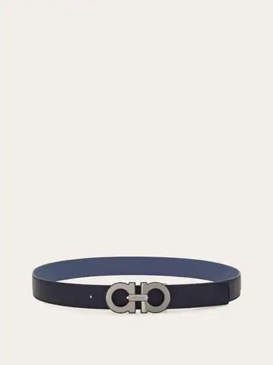 Ferragamo Reversible and adjustable Gancini belt