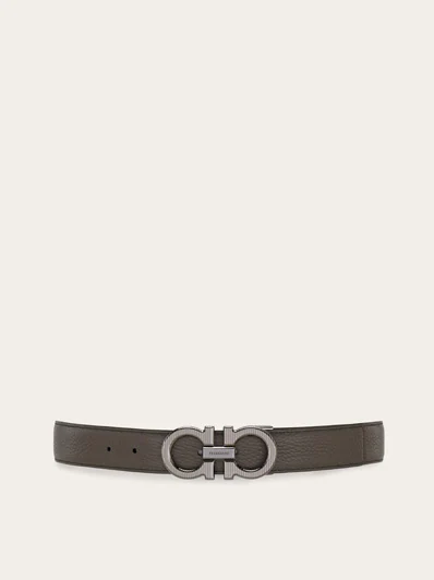 Ferragamo Reversible and adjustable Gancini belt