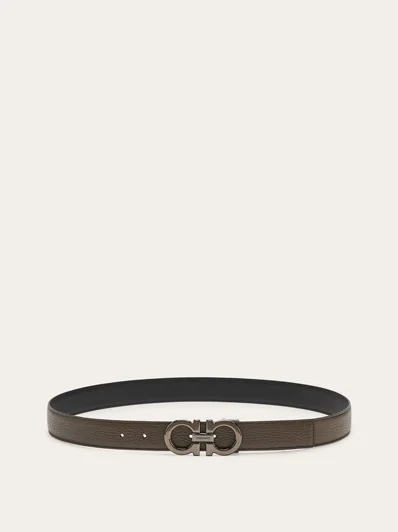 Ferragamo Reversible and adjustable Gancini belt
