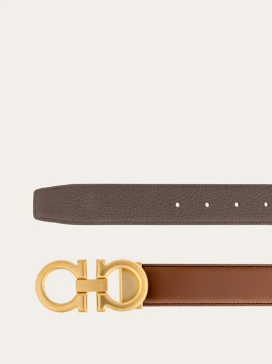 Ferragamo Reversible and adjustable Gancini belt