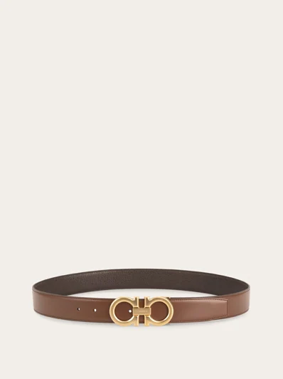 Ferragamo Reversible and adjustable Gancini belt