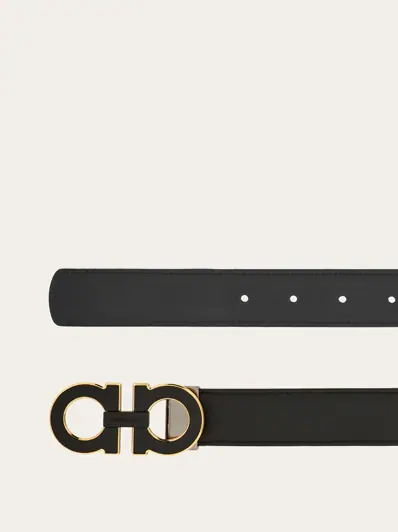 Ferragamo Reversible and adjustable Gancini belt