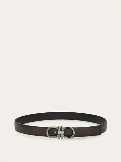 Ferragamo Reversible and adjustable Gancini belt