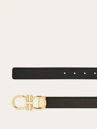 Ferragamo Reversible and adjustable Gancini belt