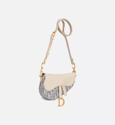 Dior Mini Soft Saddle Bag with Strap