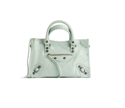 Balenciaga Women's Le City Bag Small in Mineral Green