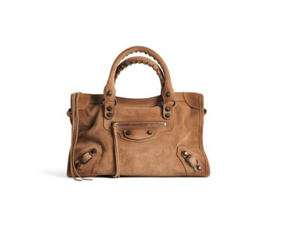 Balenciaga Women's Le City Bag Small in Camel