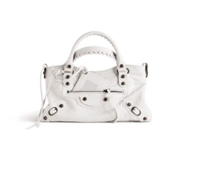 Balenciaga Women's Le City First Bag in White