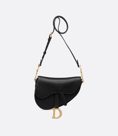 Dior Mini Soft Saddle Bag with Strap