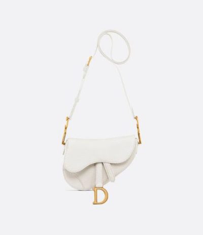 Dior Mini Soft Saddle Bag with Strap