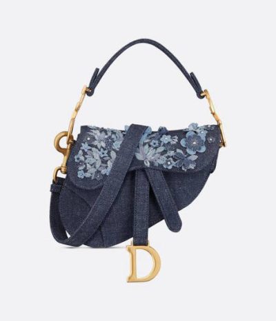 Dior Mini Saddle Bag with Strap