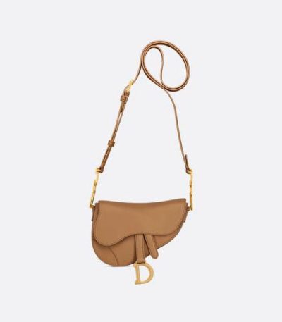 Dior Mini Soft Saddle Bag with Strap