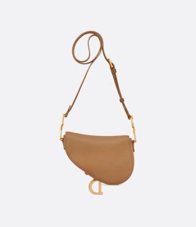 Dior Mini Soft Saddle Bag with Strap
