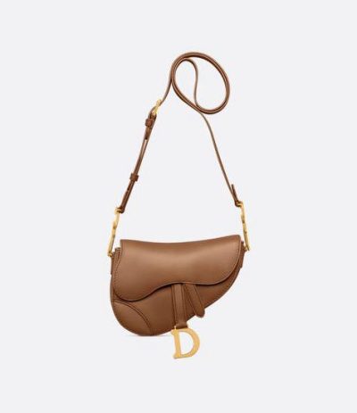 Dior Mini Soft Saddle Bag with Strap