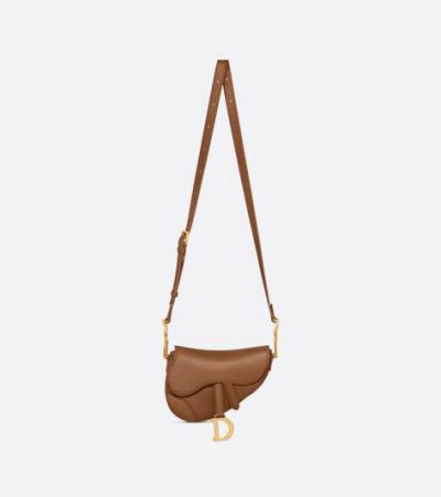 Dior Mini Soft Saddle Bag with Strap