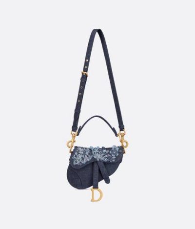 Dior Mini Saddle Bag with Strap