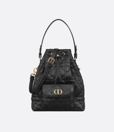 Small Dior Caro Bucket Bag
