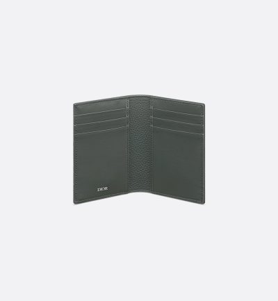 Dior Saddle Vertical Bifold Card Holder