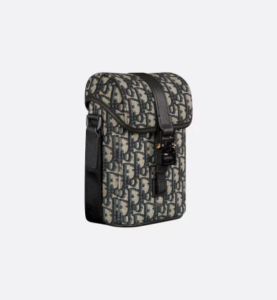Dior MiniHit the Road Vertical Messenger Bag with Flap