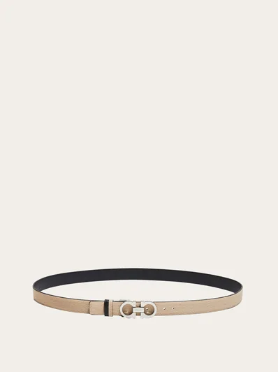 Ferragamo Reversible and adjustable Gancini belt