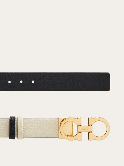 Ferragamo Reversible and adjustable Gancini belt