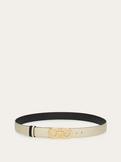 Ferragamo Reversible and adjustable Gancini belt