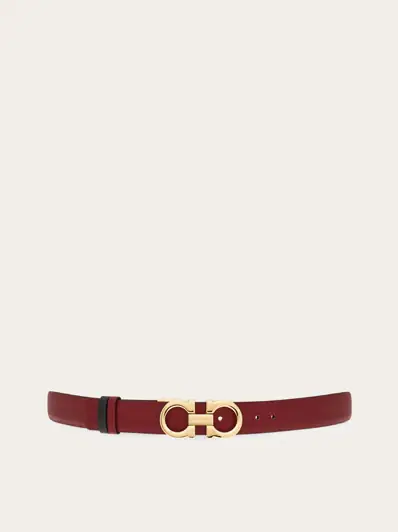 Ferragamo Adjustable and reversible Gancini belt