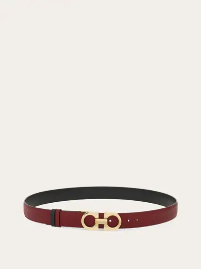 Ferragamo Adjustable and reversible Gancini belt