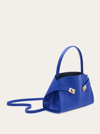 Ferragamo Hug soft bicolor shoulder bag (M)