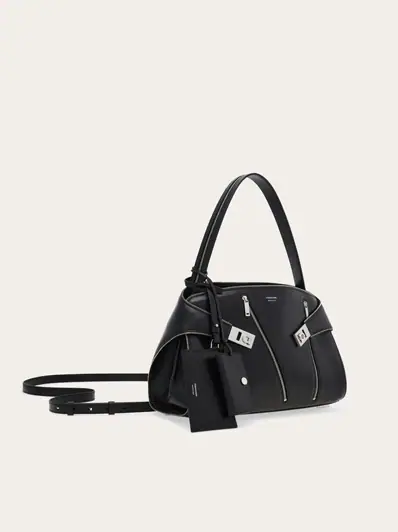 Feragamo Hug soft shoulder bag multi-zip (M)