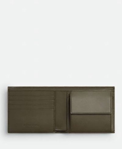 Botagge Veneta Intrecciato Bi-Fold Wallet With Coin Purse