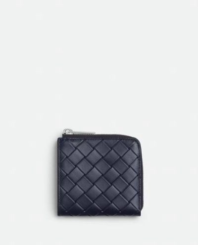 Botagge Veneta Intrecciato Stamp Zip Around Wallet