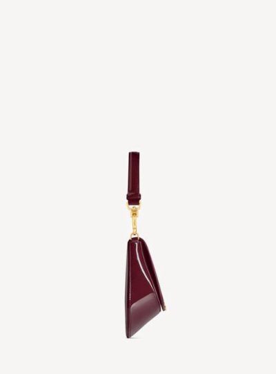 SAINT LAURENT MINI VOLTAIRE TOP HANDLE BAG IN PATENT LEATHER