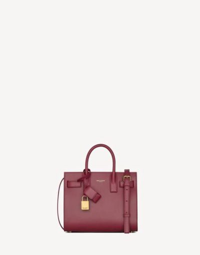SAINT LAURERNT SAC DE JOUR IN SMOOTH LEATHER - NANO