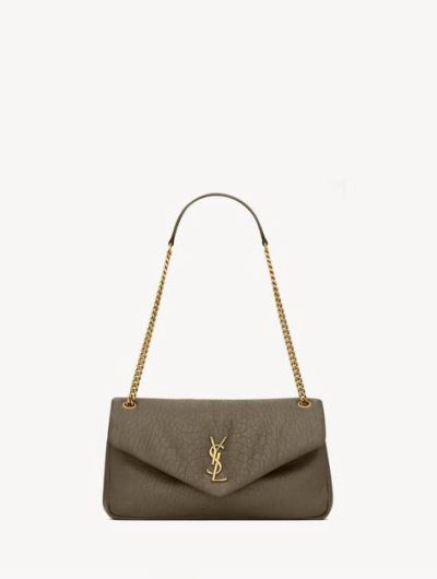 SAINT LAURENT CALYPSO MEDIUM IN GRAINED LAMBSKIN
