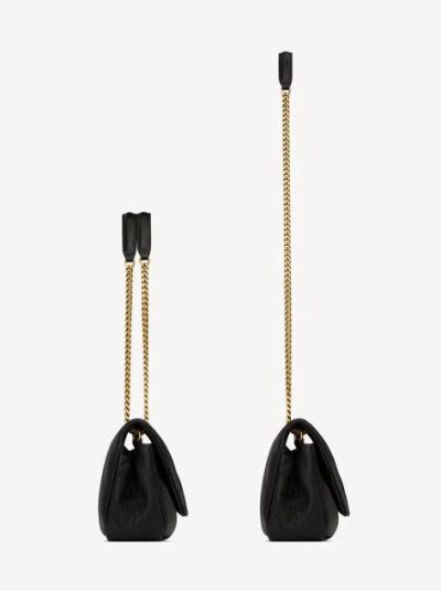 SAINT LAURENT CALYPSO MEDIUM IN GRAINED LAMBSKIN