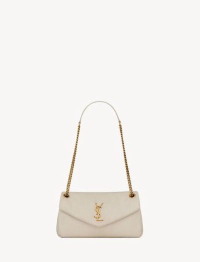 SAINT LAURENT CALYPSO SMALL IN PLUNGED LAMBSKIN