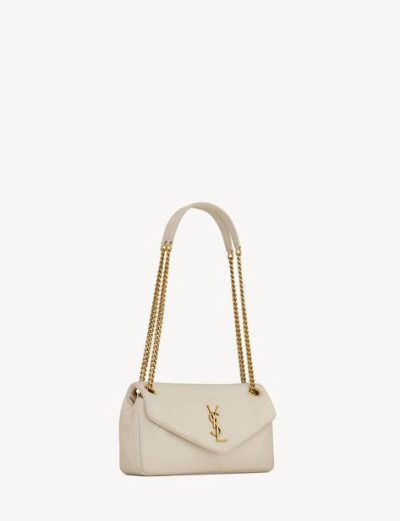 SAINT LAURENT CALYPSO SMALL IN PLUNGED LAMBSKIN
