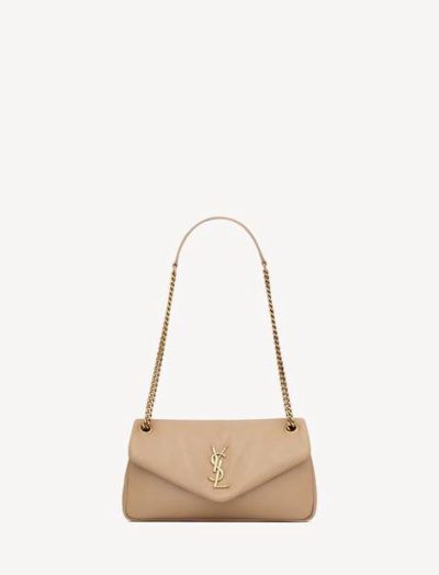SAINT LAURENT CALYPSO SMALL IN PLUNGED LAMBSKIN
