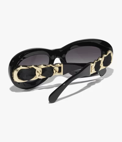 CHANEL Oval Sunglasses