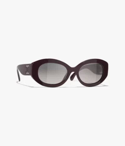 CHANEL Oval Sunglasses