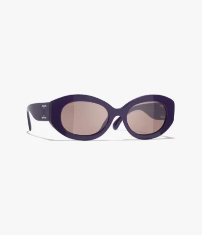 CHANEL Oval Sunglasses