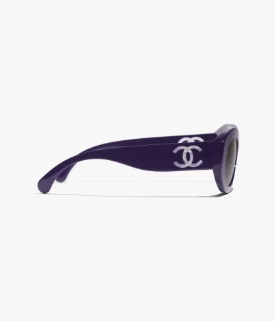 CHANEL Oval Sunglasses
