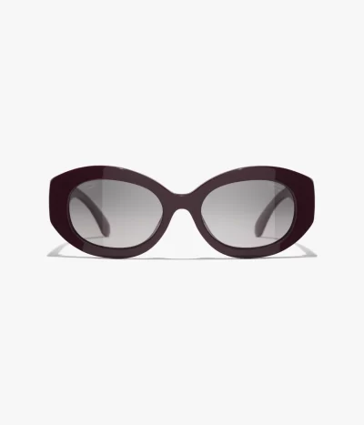 CHANEL Oval Sunglasses