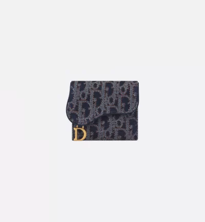 DIOR Saddle Lotus Wallet