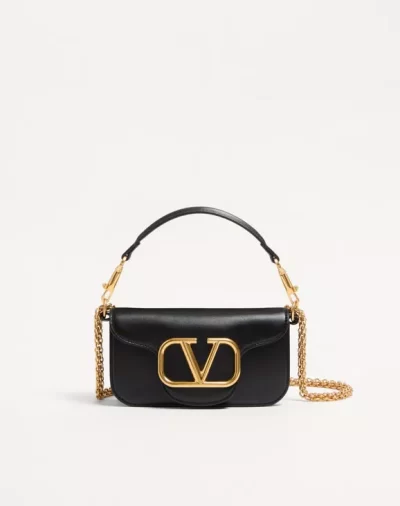 Valentino Garavani Locò Small Shoulder Bag In Calfskin