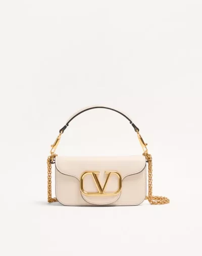 Valentino Garavani Locò Small Shoulder Bag In Calfskin