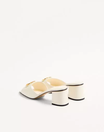 Valentino Vlogo Signature Slide Sandal In Calfskin 60Mm