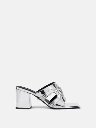 VERSACE MEDUSA '95 METALLIC MULES 70 MM