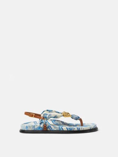 VERSACE UNDERWATER BAROCCO LA MEDUSA SANDALS